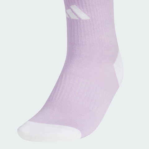 adidas阿迪达斯2025女大童KIDS CRW 3PP中袜优惠装KC0189