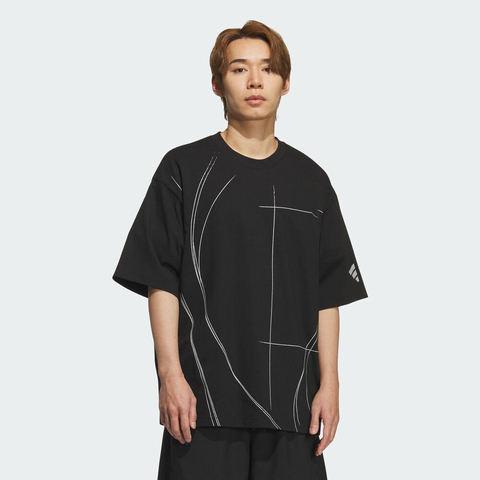 adidas阿迪达斯2025男子FUSTL M TEE SS2针织无领短TKC0124