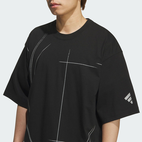 adidas阿迪达斯2025男子FUSTL M TEE SS2针织无领短TKC0124