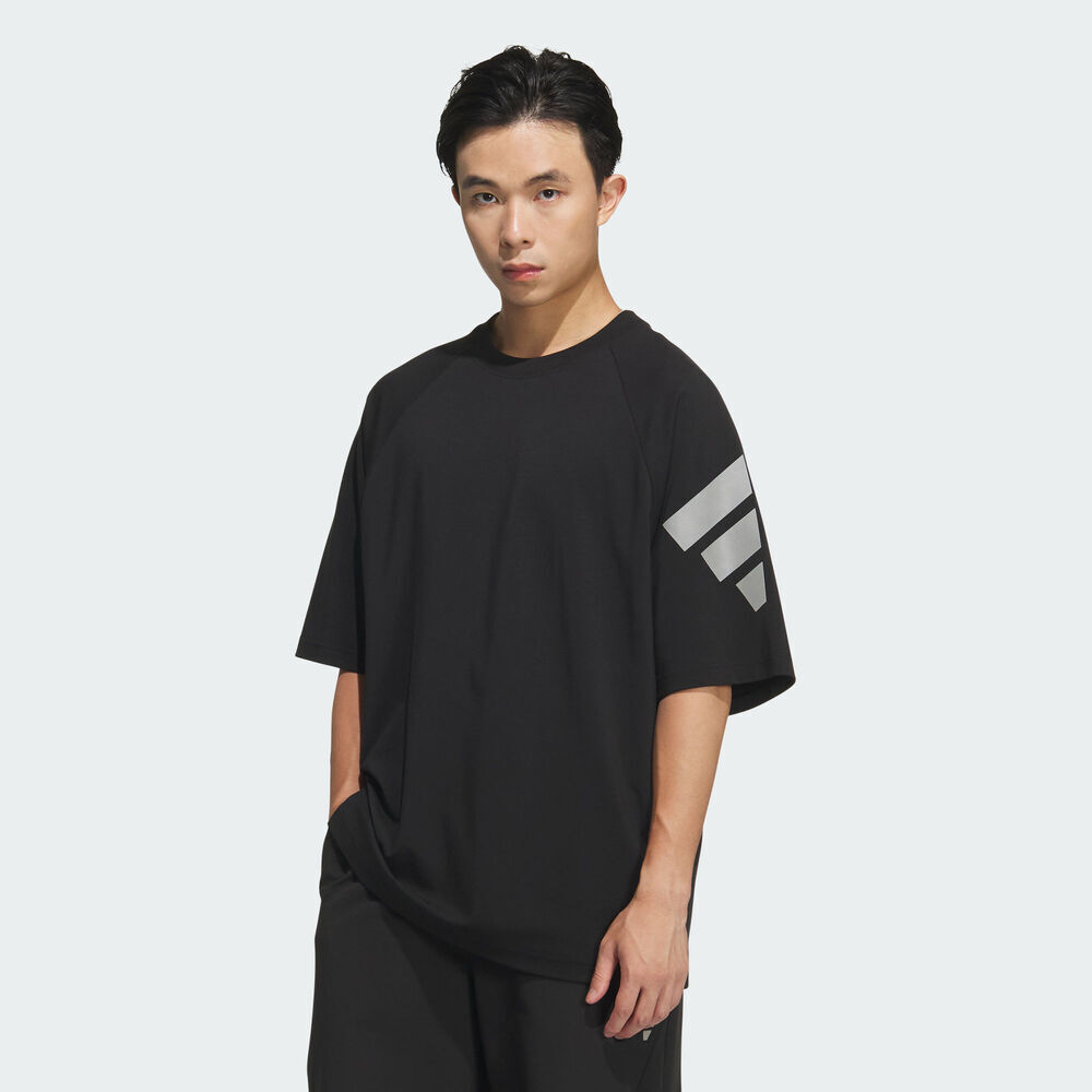 adidas阿迪达斯2025男子FUSTL M TEE SS3针织无领短TKH1485
