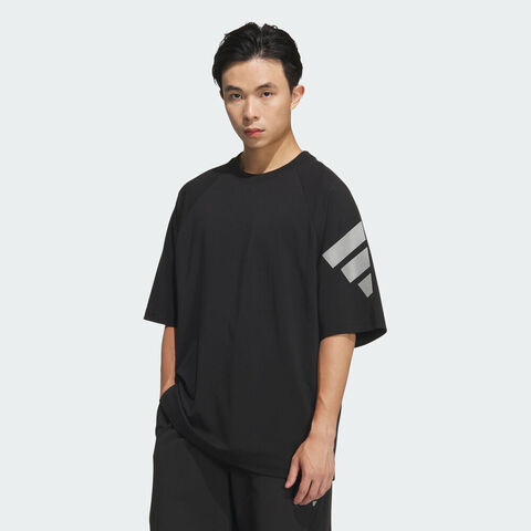 adidas阿迪达斯2025男子FUSTL M TEE SS3针织无领短TKH1485