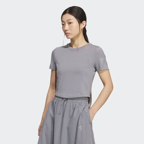 adidas阿迪达斯2025女子FOS SO BABY TEE针织无领短TKG5176