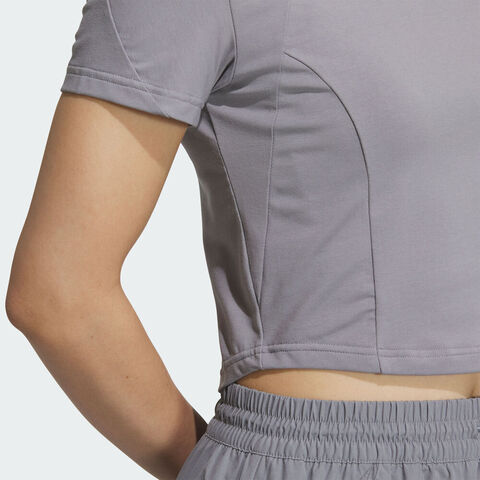 adidas阿迪达斯2025女子FOS SO BABY TEE针织无领短TKG5176