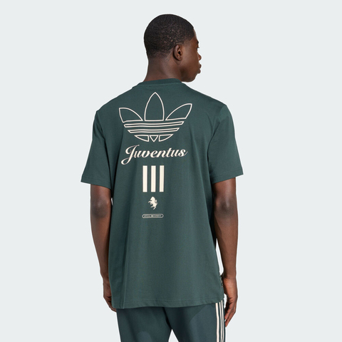 adidas阿迪达斯2025男子JUVE ICON GR TE针织无领短TJM9466
