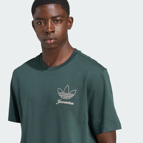 adidas阿迪达斯2025男子JUVE ICON GR TE针织无领短TJM9466