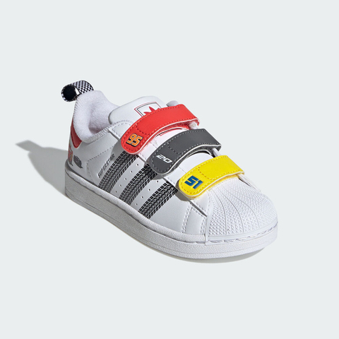 adidas阿迪达斯2025男小童SUPERSTAR II CF C三叶草童装JQ1337