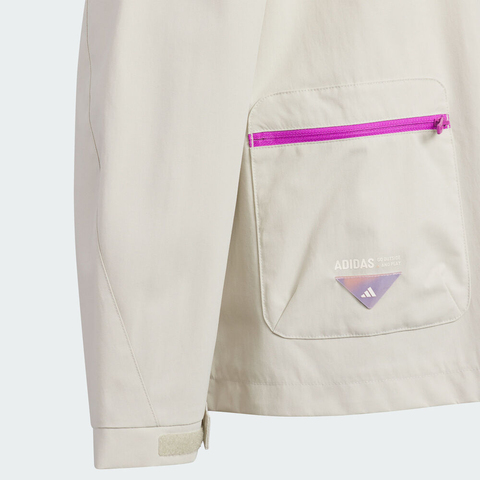 adidas阿迪达斯2025女大童JG WV JKT梭织连帽外套KC0200