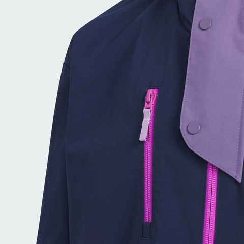 adidas阿迪达斯2025女大童JK WV JKT梭织连帽外套KC0199