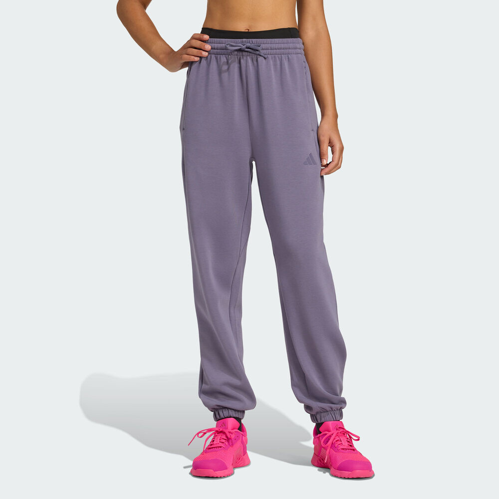 adidas阿迪达斯2025女子D4T KNIT PANT针织长裤JX3137