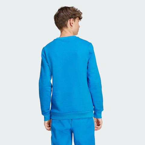 adidas阿迪达斯2025男大童REAL ICON SWTY针织无帽卫衣JY1084