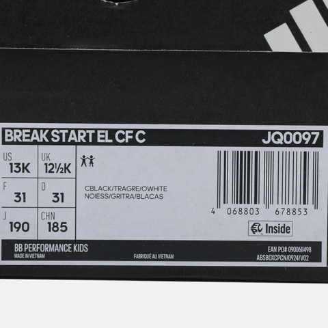 adidas阿迪达斯2025男小童BREAK START EL CF C篮球常规JQ0097