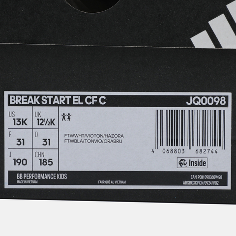 adidas阿迪达斯2025男小童BREAK START EL CF C篮球常规JQ0098