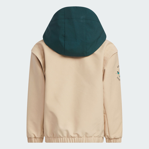 adidas阿迪达斯2025男小童LK WV JKT梭织连帽外套KC5327