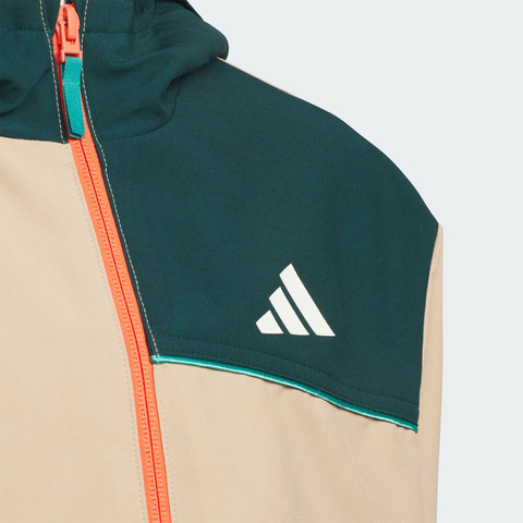 adidas阿迪达斯2025男小童LK WV JKT梭织连帽外套KC5327