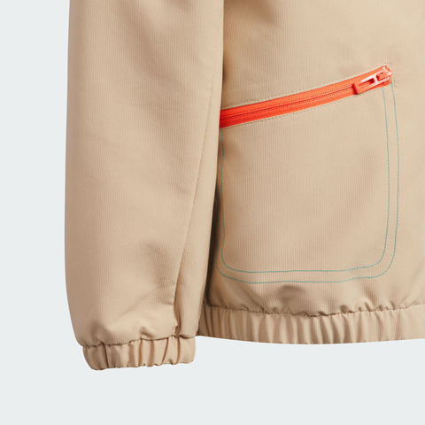 adidas阿迪达斯2025男小童LK WV JKT梭织连帽外套KC5327