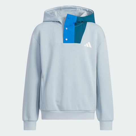 adidas阿迪达斯2025男大童JK KN HOODY针织连帽卫衣KC0209