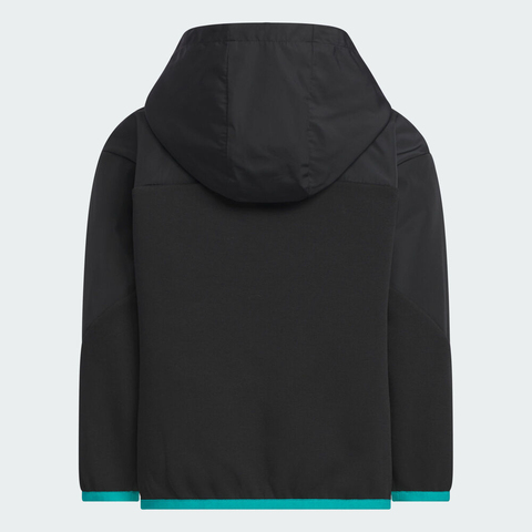 adidas阿迪达斯2025男小童LK KN JKT针织连帽外套KF4950