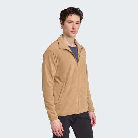 adidas阿迪达斯2025男子MT ESS FZ FL针织无帽外套JM3115