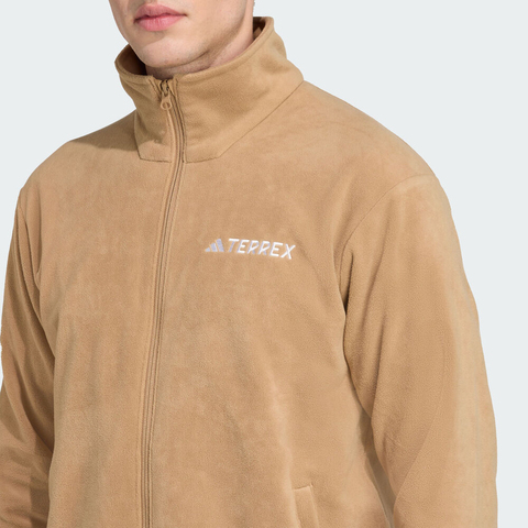 adidas阿迪达斯2025男子MT ESS FZ FL针织无帽外套JM3115