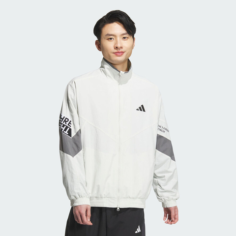 adidas阿迪达斯2025男子WORD WOVEN JKT梭织无帽外套KA1264
