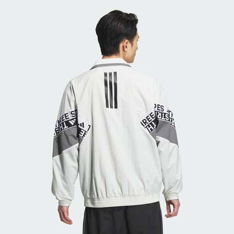 adidas阿迪达斯2025男子WORD WOVEN JKT梭织无帽外套KA1264