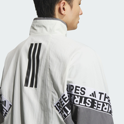adidas阿迪达斯2025男子WORD WOVEN JKT梭织无帽外套KA1264