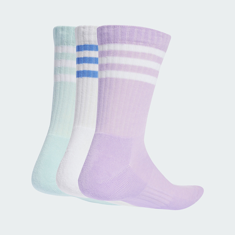 adidas阿迪达斯2025女子3S C SPW CRW 3P长袜优惠装JW2766