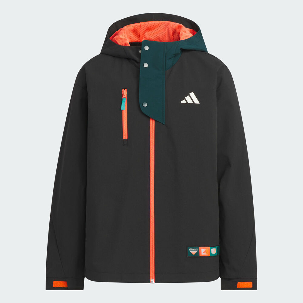 adidas阿迪达斯2025男大童JK WV JKT梭织连帽外套KC0197