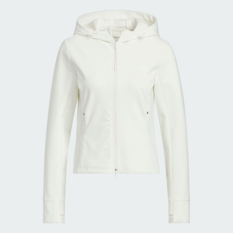 adidas阿迪达斯2025女子WS SOFT SHELL J针织连帽外套KF2670