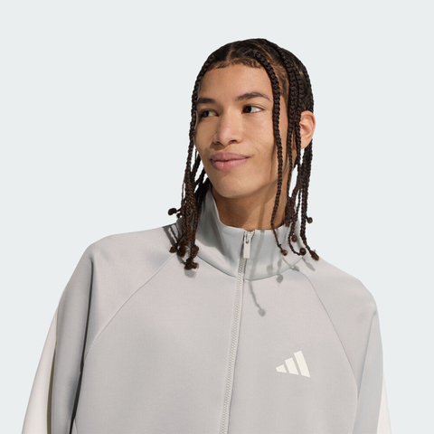 adidas阿迪达斯2025男子M STADIUM TT针织无帽外套JX5615