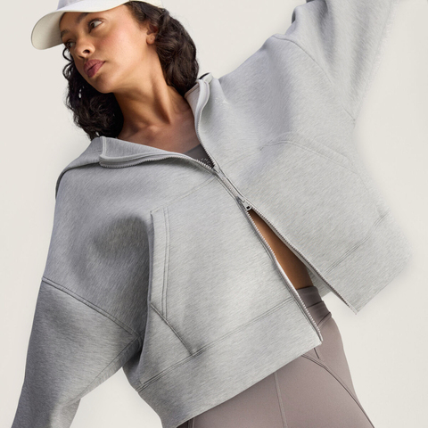 adidas阿迪达斯2025女子aSMC SCUBA HD针织连帽外套JM5792