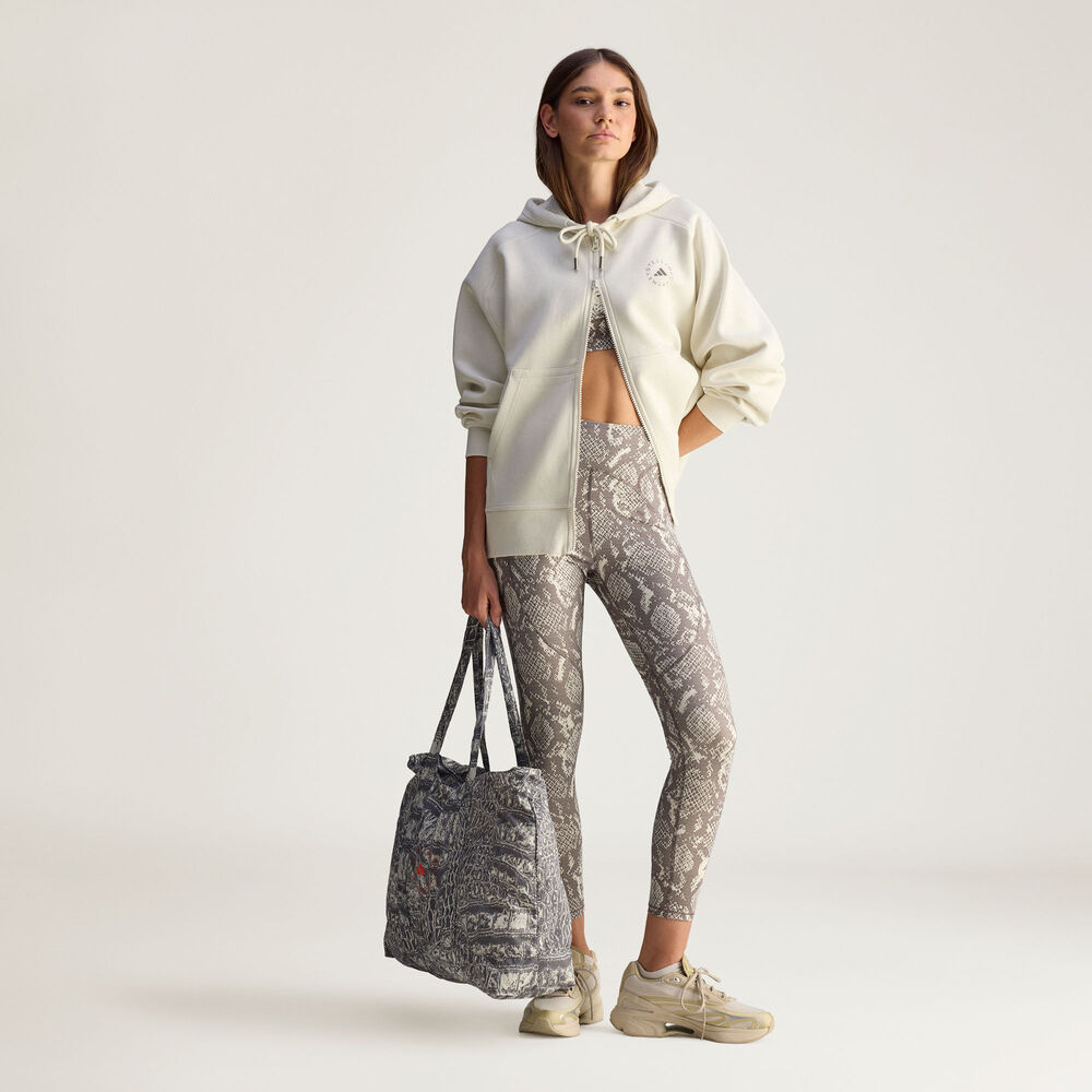 adidas阿迪达斯2025女子aSMC FZ HOODIE针织连帽外套JX6769