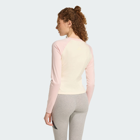 adidas阿迪达斯2025女子W CAT LS T针织无领长TJV6094