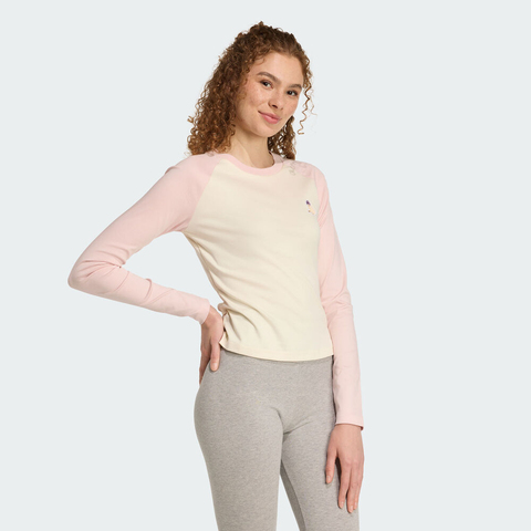 adidas阿迪达斯2025女子W CAT LS T针织无领长TJV6094