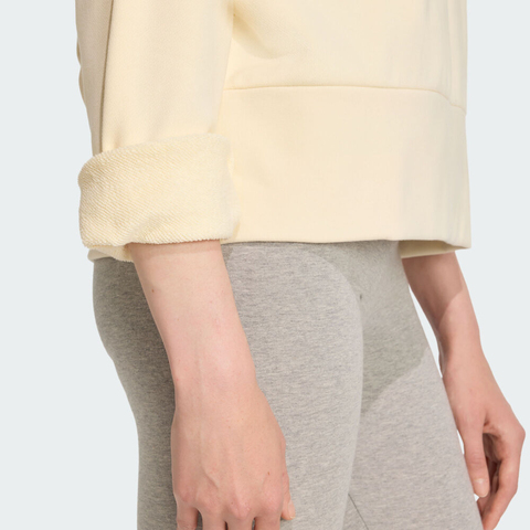 adidas阿迪达斯2025女子W CAT SWT针织无帽卫衣JV6096