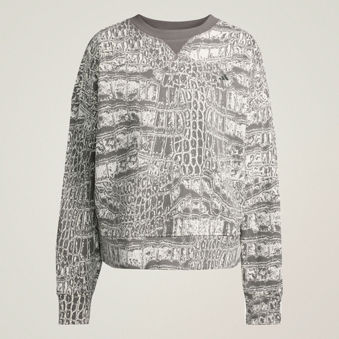 adidas阿迪达斯2025女子aSMC LOOSE SS P针织无帽卫衣JW4648