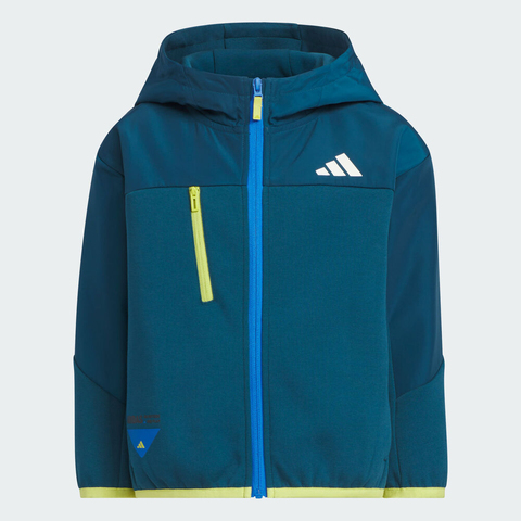 adidas阿迪达斯2025男小童LK KN JKT针织连帽外套KF4951