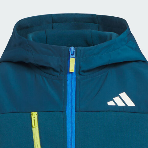 adidas阿迪达斯2025男小童LK KN JKT针织连帽外套KF4951