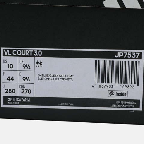 adidas阿迪达斯2025中性VL COURT 3.0SPW FTW-网球JP7537