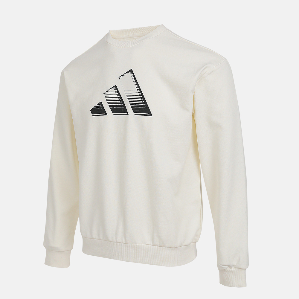 adidas阿迪达斯2025男大童JK KN CREW针织无帽卫衣KS0642