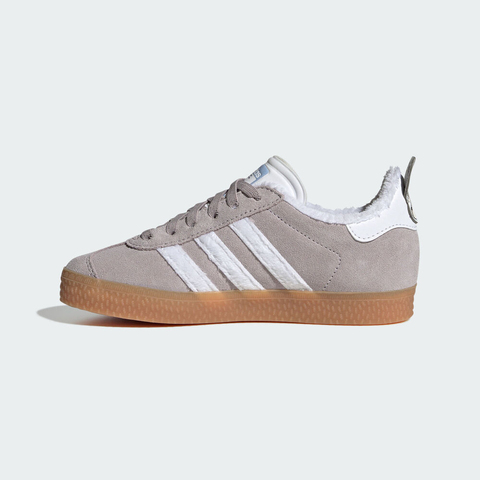 adidas阿迪达斯2025女小童GAZELLE CF EL C三叶草童装JQ1345