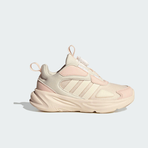 adidas阿迪达斯2025女小童OZELLE HABU K女训童装HP3623