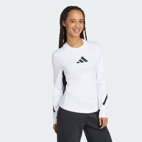 adidas阿迪达斯2025女子W Z.N.E. LS TEE针织无领长TKE4906