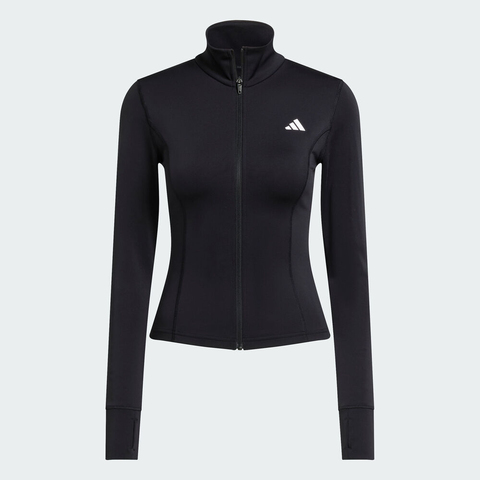 adidas阿迪达斯2025女子WE ZP THRU JKT针织无帽外套JM9185