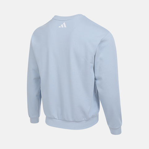 adidas阿迪达斯2025男大童JK KN CREW针织无帽卫衣KS0644