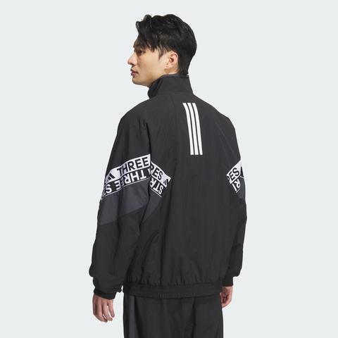 adidas阿迪达斯2025男子WORD WOVEN JKT梭织无帽外套KA1265