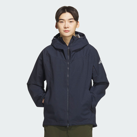 adidas阿迪达斯2025男子CE PARKA梭织连帽外套JZ8757