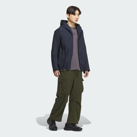 adidas阿迪达斯2025男子CE PARKA梭织连帽外套JZ8757