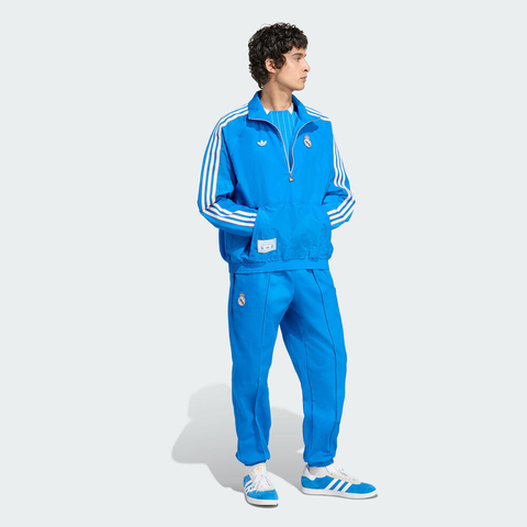 adidas阿迪达斯2025男子REAL ICON HZJK梭织无帽卫衣KC3736