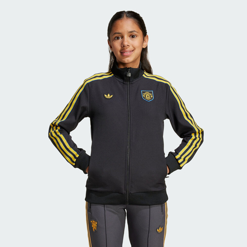 adidas阿迪达斯2025男大童MUFC ICON TT2Y梭织无帽外套KC2811